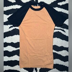 ASOS Black and Tan Short Sleeve Tee